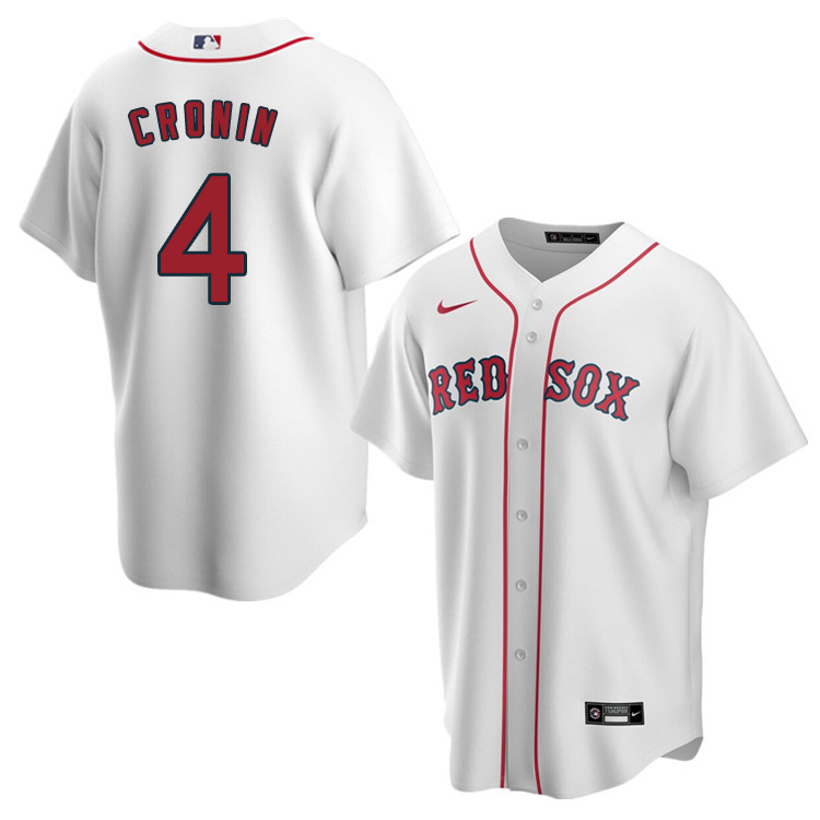 Nike Men #4 Joe Cronin Boston Red Sox Baseball Jerseys Sale-White